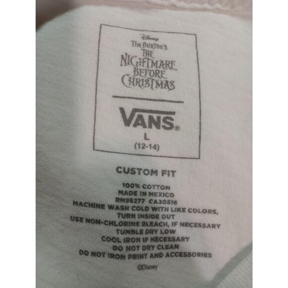 Vans Shirt Mens Large The Nightmare Before Christmas Disney Long Sleeve Tee - Picture 7 of 8